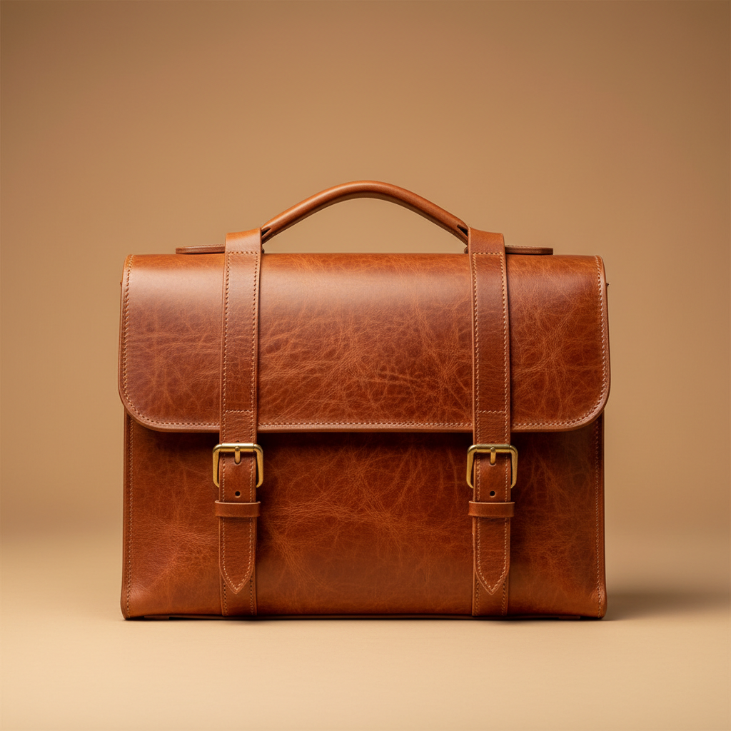 Cartable Cuir 2 Soufflets