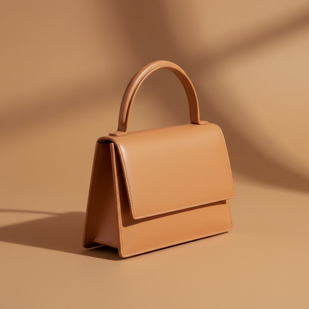 Sac Baguette Cuir Fauve