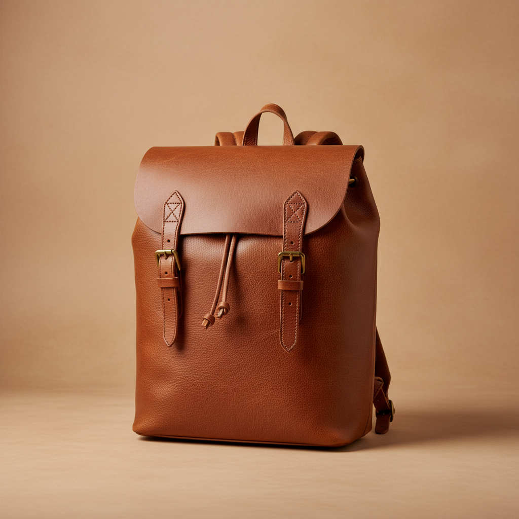 Sac à Dos Cuir Cognac